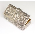cutiuta Art Nouveau, pentru pastile. argint. Franta